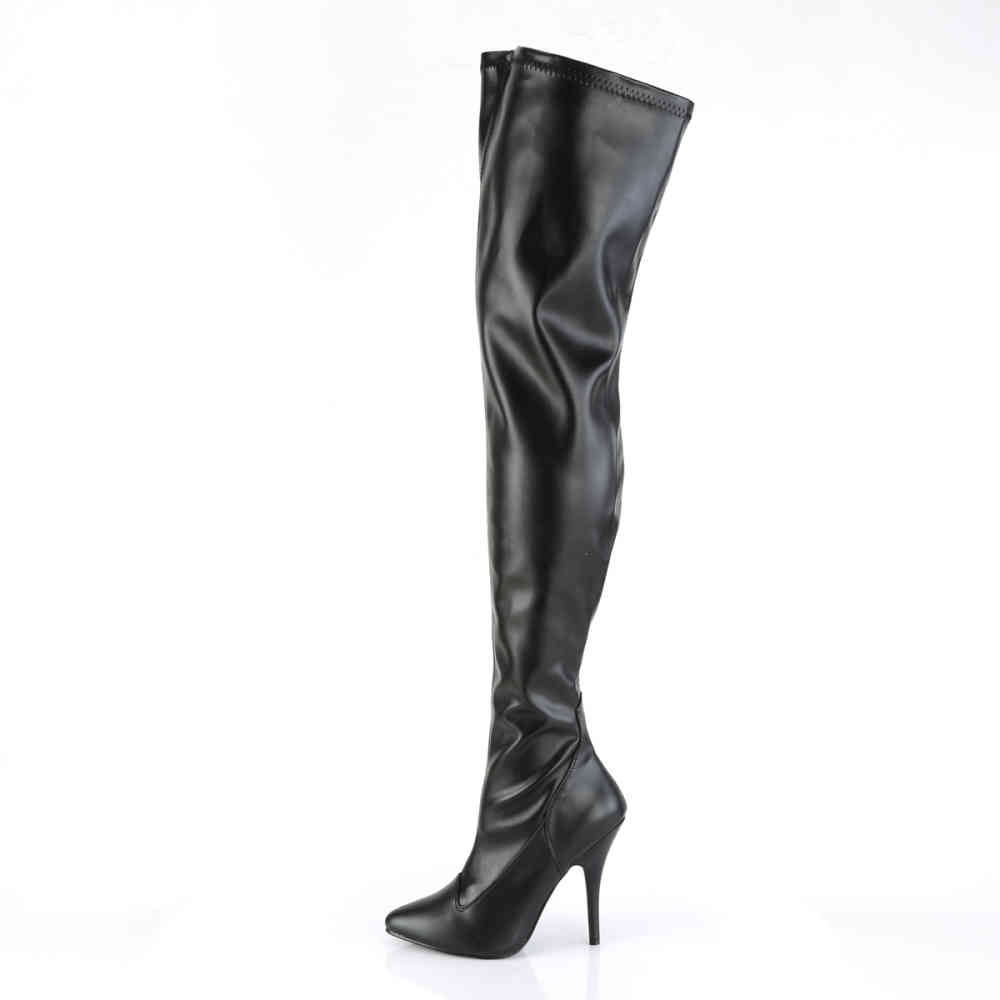Pleaser - SEDUCE-3000 Overknee laarzen - Zwart